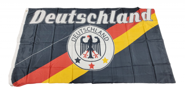 Flagge Fahne Hissfahne Fussballfahne Deutschland Fussball 90x150 No9